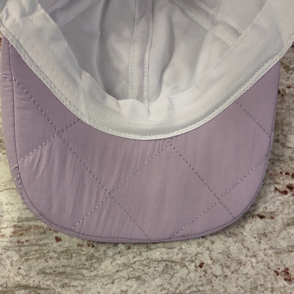 Torrid NWT Cap Quilted Adjustable Baseball Hat M/L Lavender Purple Beach Sun - Picture 6 of 8
